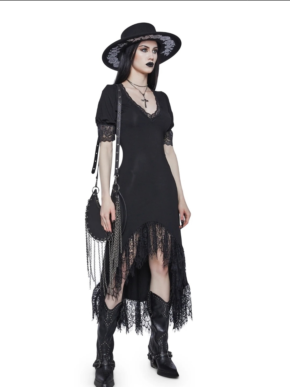 Widow VEIL OF NIGHT Gothic Dress - Women